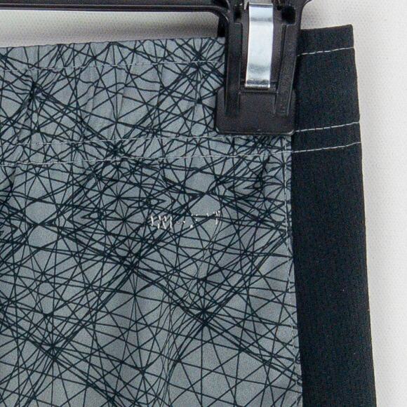 Nike Jogging Dri-Fit Shorts Men's Medium Gray Black Elastic Waist Drawstring - Picture 9 of 10